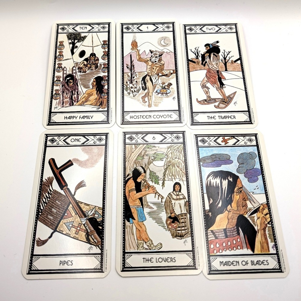 Native American Tarot Deck Vintage 1982 Cards & Booklet U.S. Games Systems